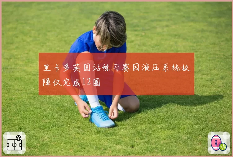 里卡多英国站练习赛因液压系统故障仅完成12圈